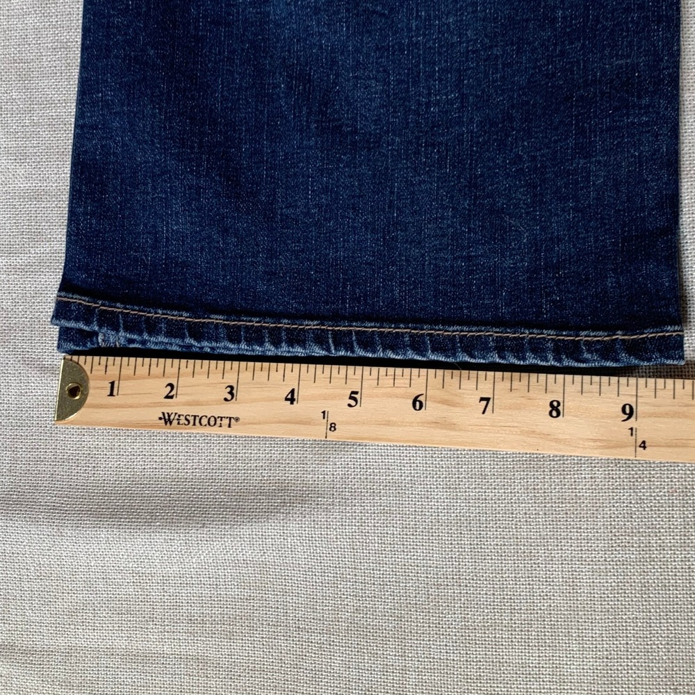 New Silver Jeans Co Zac Relaxed Fit Straight Leg Dark Wash Denim Jeans W32 L32 - Picture 7 of 14